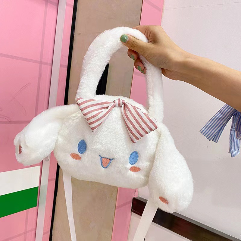 Foreign Trade New Eight-Inch Plush Toy Children's Crane Machines Bag Crane Machine Puppet Doll Bag Cinnamoroll Babycinnamoroll Clow M