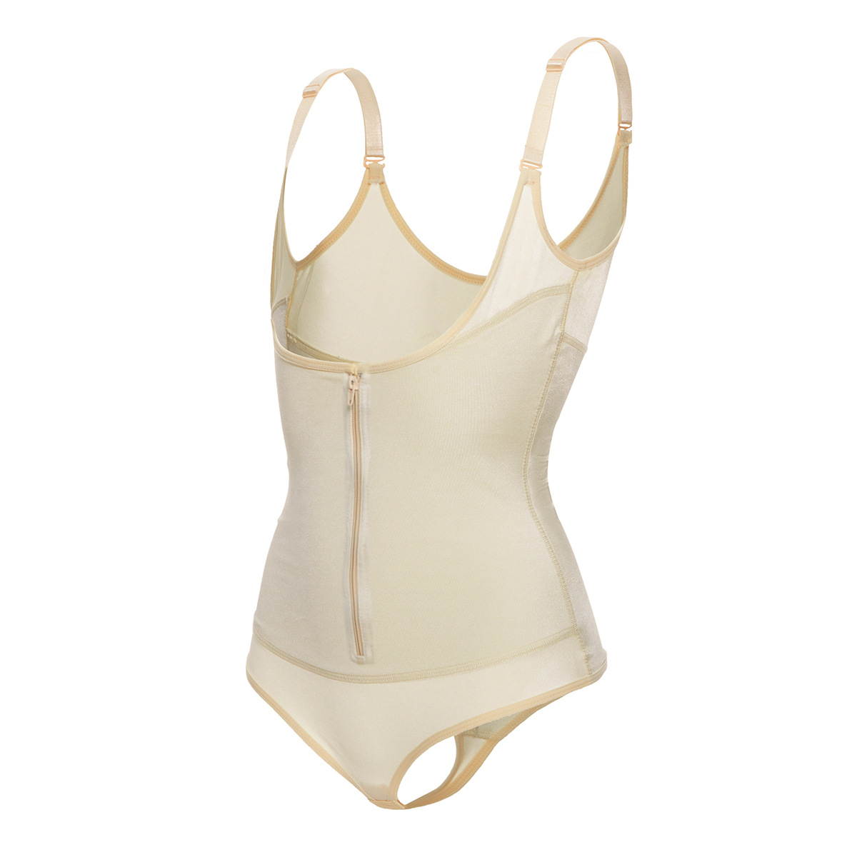 跨境三角连体塑身衣亚马逊热销橡胶排扣美体内衣full body shaper