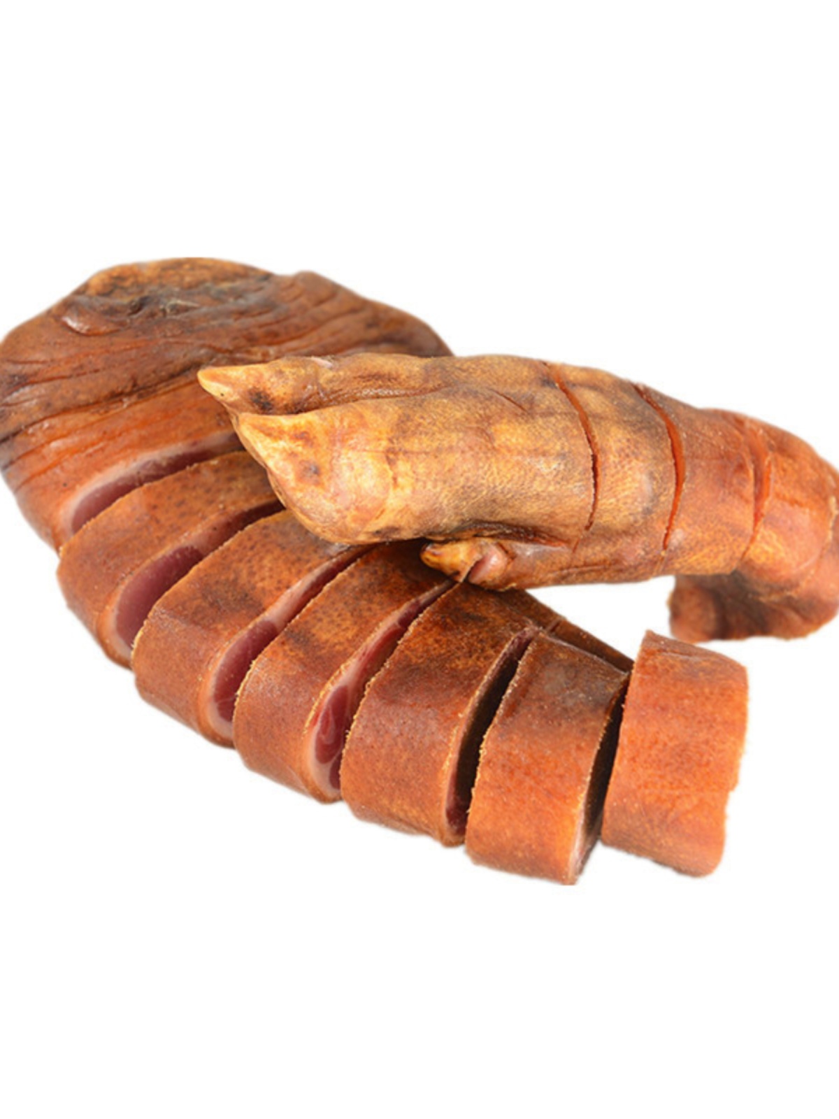 四川重庆奉节特产农家自制柏树枝烟熏腊肉腊猪蹄猪脚猪