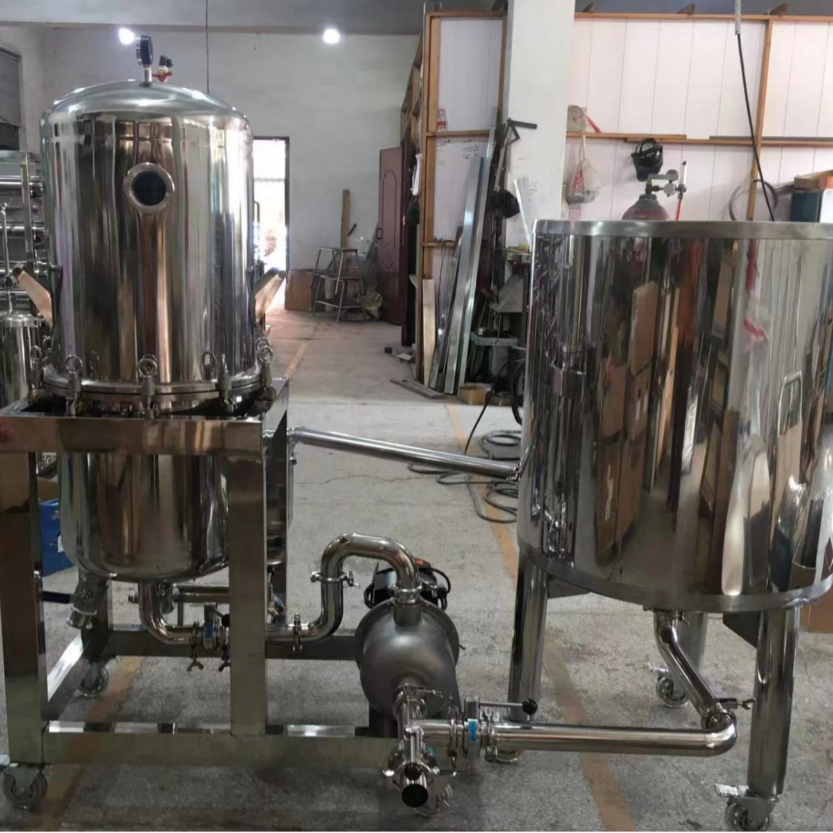 免滤布双用型中低度米酒白酒硅藻土过滤机黄酒硅藻土过滤器-阿里巴巴