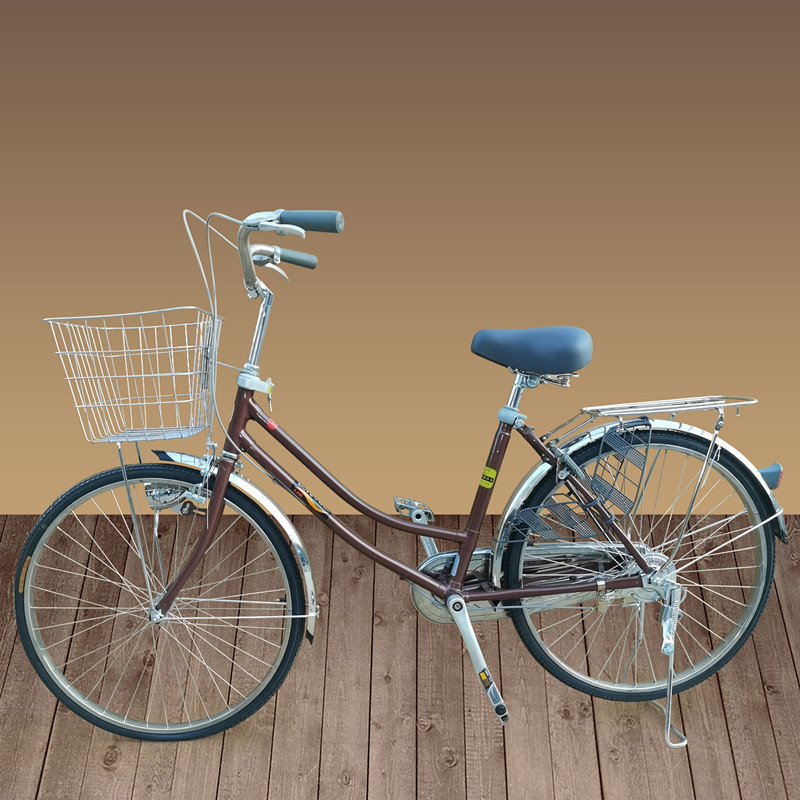 出口26寸24寸日本复古车日式自行车通勤代步车内变速沙滩公主轻便