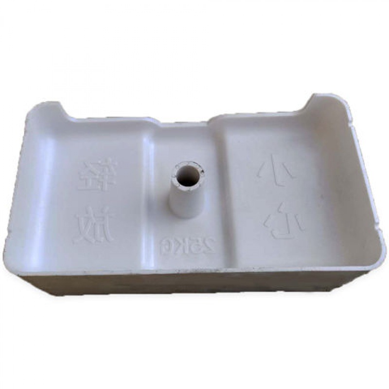 直销电动吊篮配重块塑料模具水泥块预制块25kg吊兰展台压重块模子