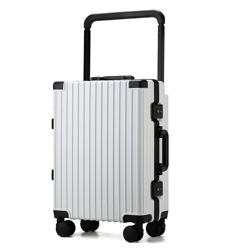 Women's Luggage Wholesale New Fashion Wide Trolley Travel Boarding Bag Simple Trendy Universal Wheel Mute