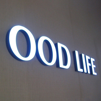 厂家直供吸塑发光字led广告牌户外不锈钢发光字商场灯箱制作