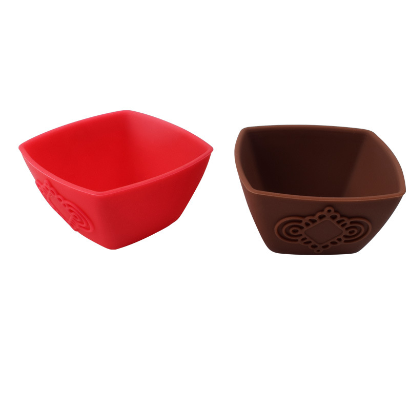 Silicone Chinese Classical Tea Cup Single Tea Set Heat Resistant Cup Cup Tea Ceremony Cup Outdoor Drop-Resistant Teapot Cup