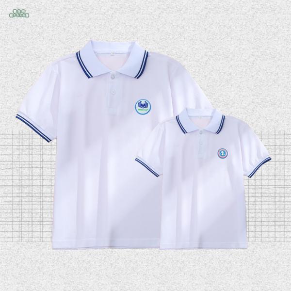 班服套装夏季高中生初中生两道杠海南省育才思源中学校服短袖