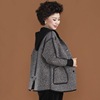 new pattern mom Hooded knitting Cardigan coat Middle-aged and elderly people Women's wear spring and autumn have cash less than that is registered in the accounts Large Western style sweater jacket