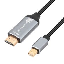 跨境Mini DP转HDMI公对公迷你dp转HDMI线显示器电脑投影仪