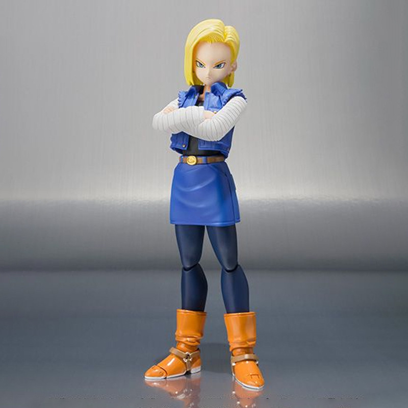 动漫玩具 七龙z珠人造人18号 可动人偶 美少女手办模型摆件批发