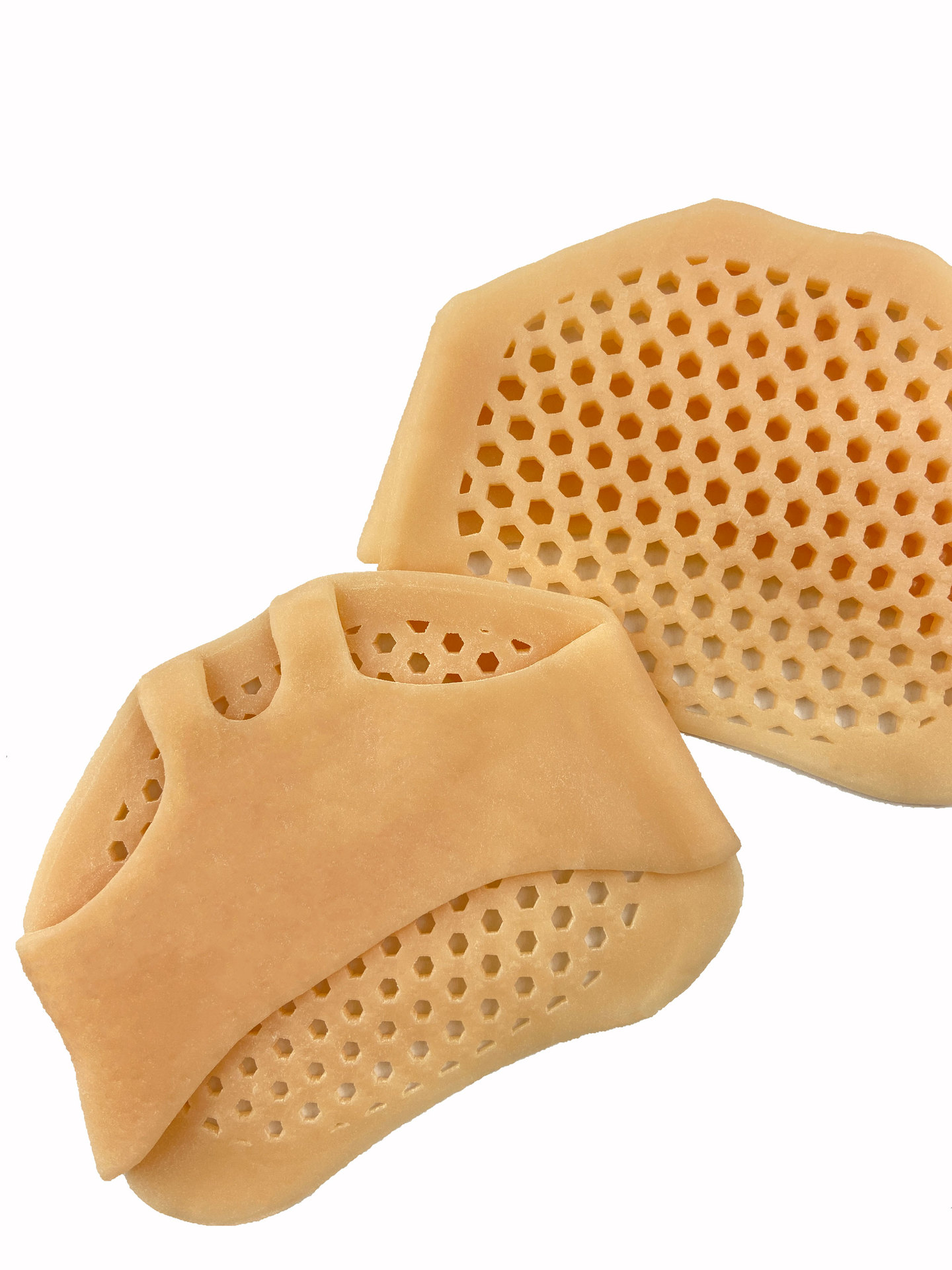 蜂窝套式前掌垫透气调码脚掌垫蜂窝前掌垫防磨高跟鞋鞋垫半码垫