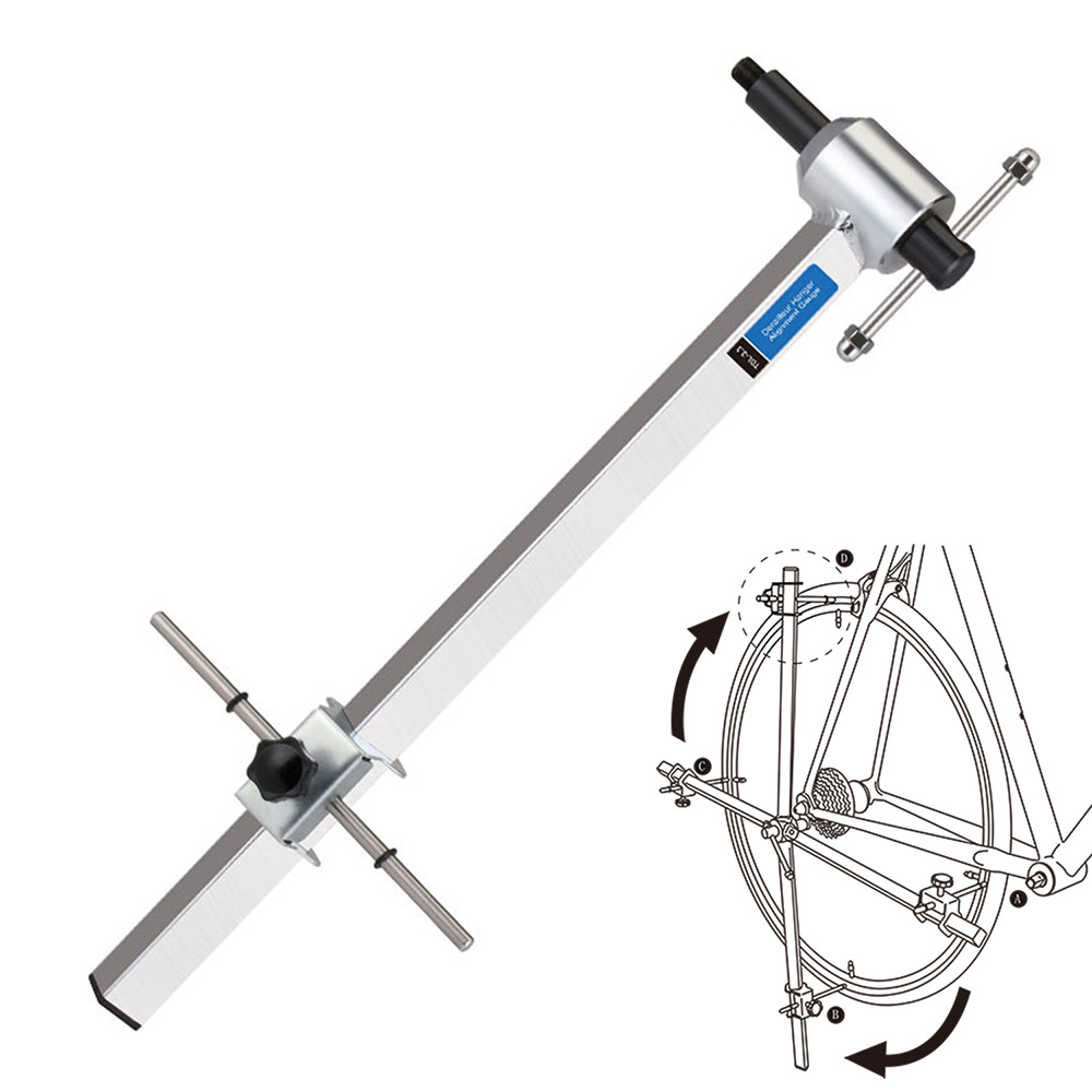 山地公路自行车架尾勾矫正器 轮组后拨吊耳眼拨校正车店修车工具