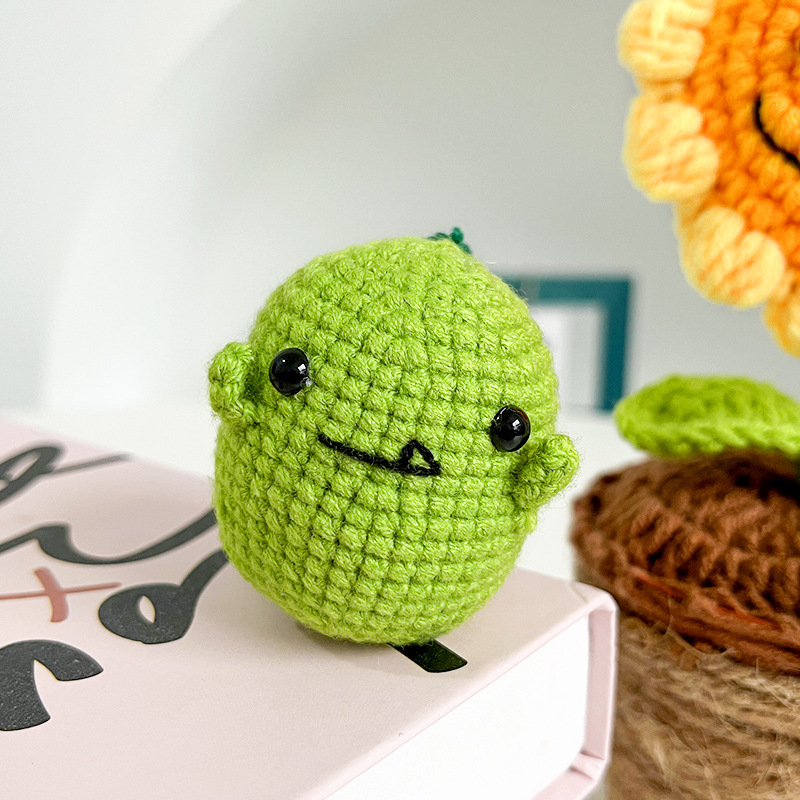 迷你小恐龙小胖龙 手工制作毛线钩针编织玩偶成品钥匙扣挂件-阿里巴巴