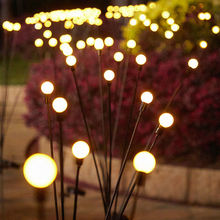 萤火虫灯太阳能户外庭院花园布置氛围装饰创意新款室外草坪地插