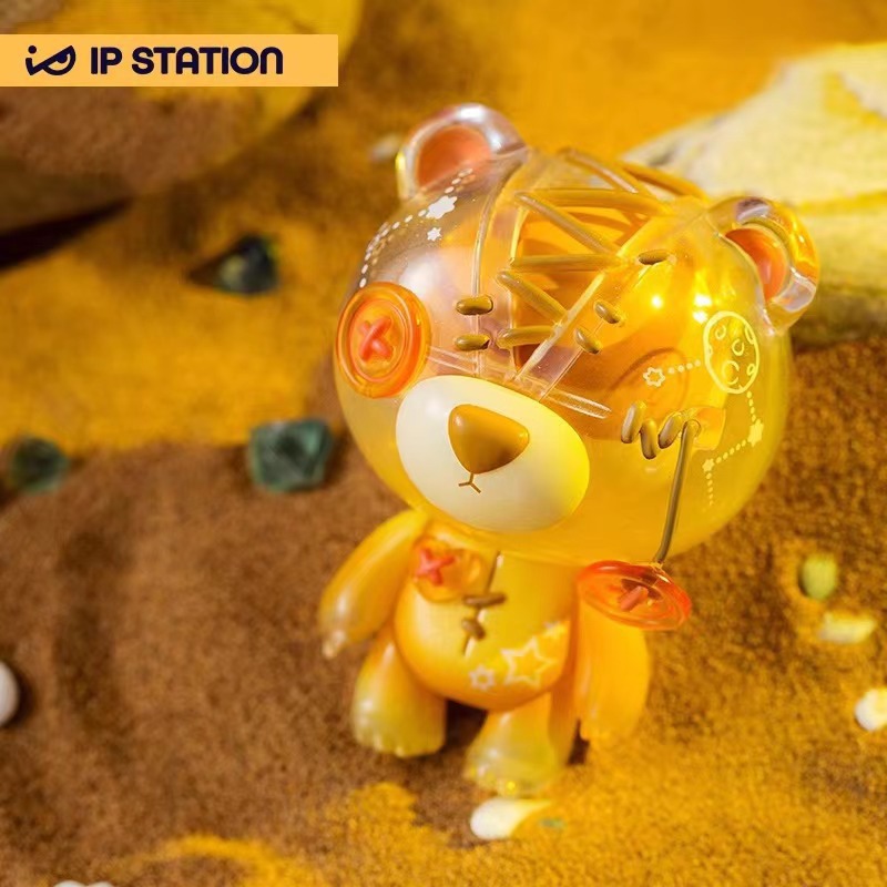 撕裂熊第四弹盲盒手心里的小宇宙系列会发光的公仔潮玩周边摆件