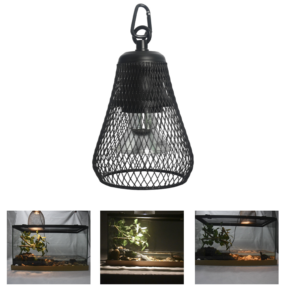 新款乌龟灯罩调温款乌龟晒背灯 e27灯座卤素灯爬虫加热灯蜥蜴灯