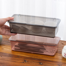 O6AM桌面茶具收纳盒防尘带盖茶杯碗茶壶整理盒可叠加大容量储存置