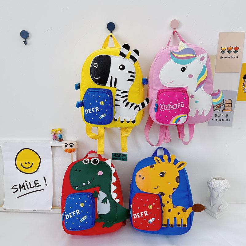 2021 New Kindergarten School Schoolbag Baby Fashion Travel Small Backpack Children Cartoon Cute Backpack