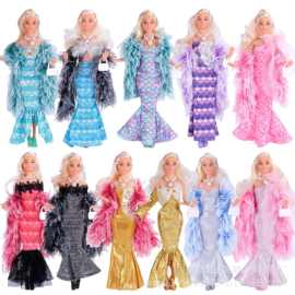 新30CM11寸娃娃时尚设计娃衣换装多款晚礼服装玩具亚马逊跨境外贸