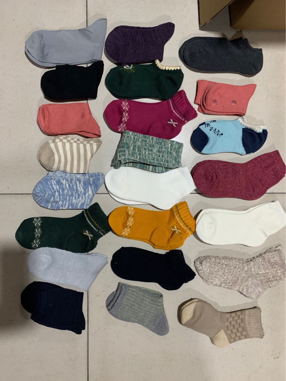 日韩外贸原单袜子 日系拼色地板袜 冬季加厚男女袜批发 厂家直销