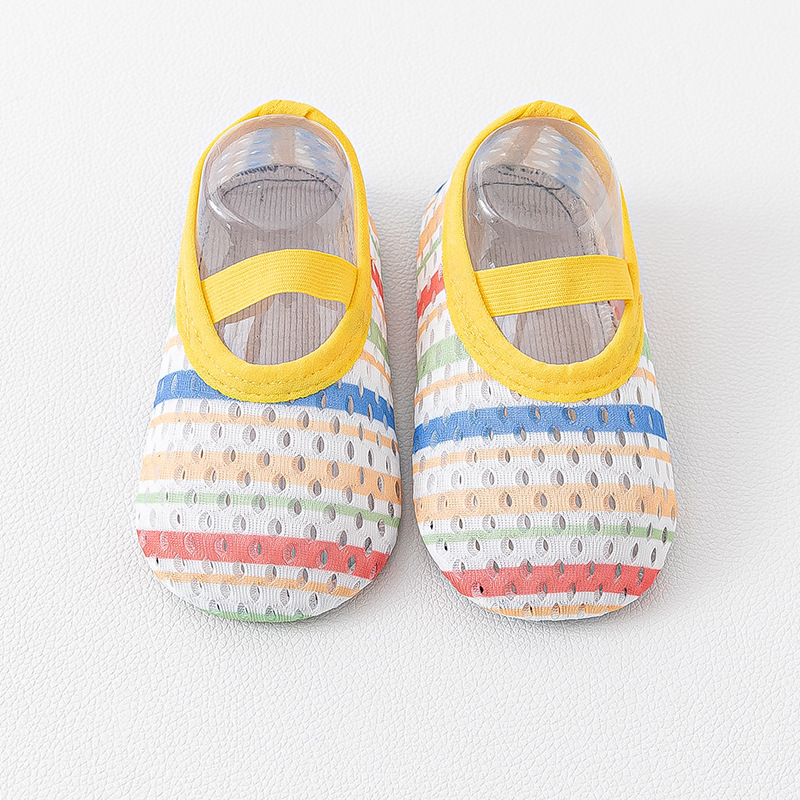 Baby Floor Shoes Summer Thin Interior Home Non-Slip Cool-Proof Soft Bottom Toddler Shoes for Baby Early Education Baby Shoes