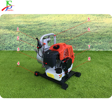 捷胜牌二冲程汽油自吸水泵 园林花草灌溉吸水泵 菜地浇地抽水机