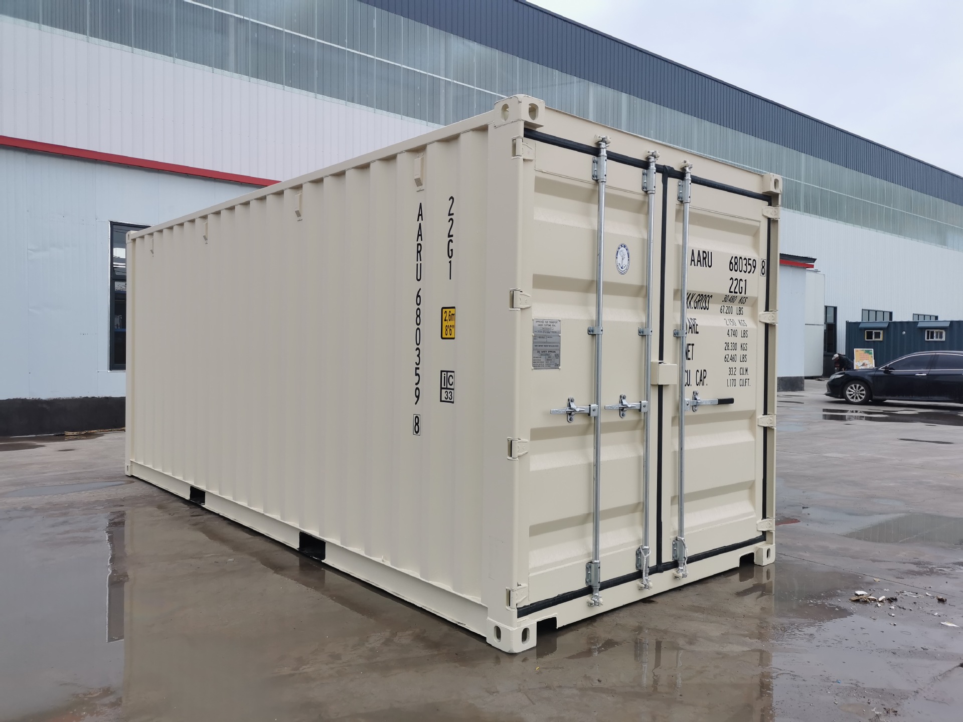 厂家批发供应20gp标准箱海运用途干货箱三锁杆集装箱规格齐全