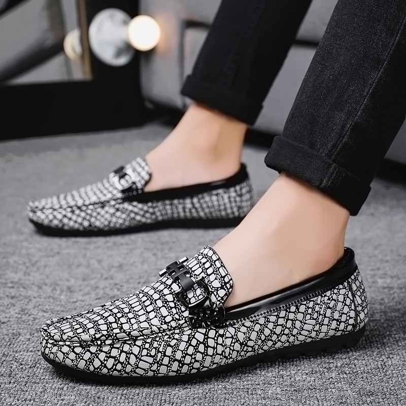 豆豆鞋男秋季懒人一脚蹬驾车鞋男士韩版潮流休闲鞋精神小伙鞋子男