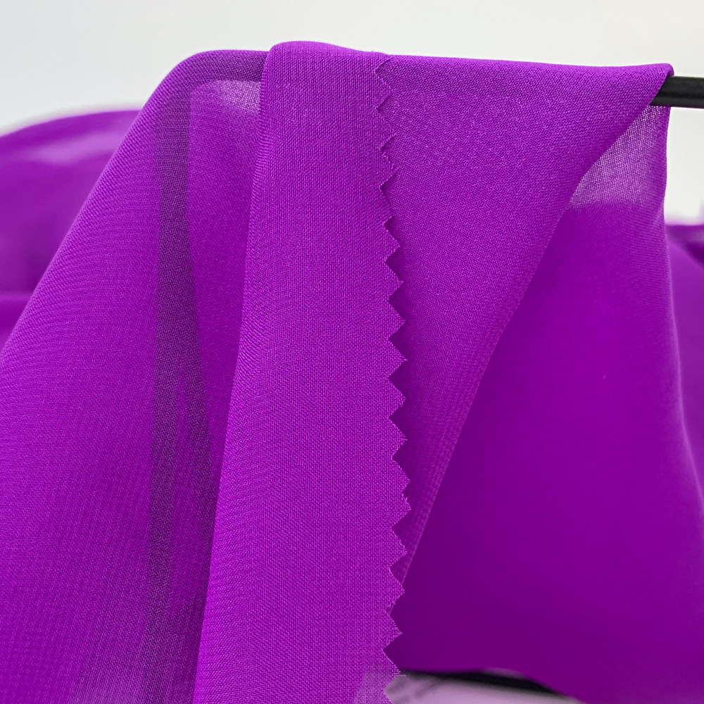 莱赛尔棉雪纺 聚酯纤维数码印花布 飘逸夏季短裙连衣裙雪纺面料女