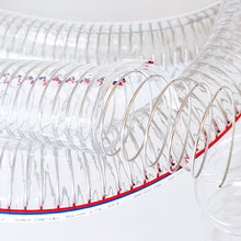 PVC钢丝软管螺旋塑料钢丝管给水管耐高低温耐磨耐压加厚钢丝管