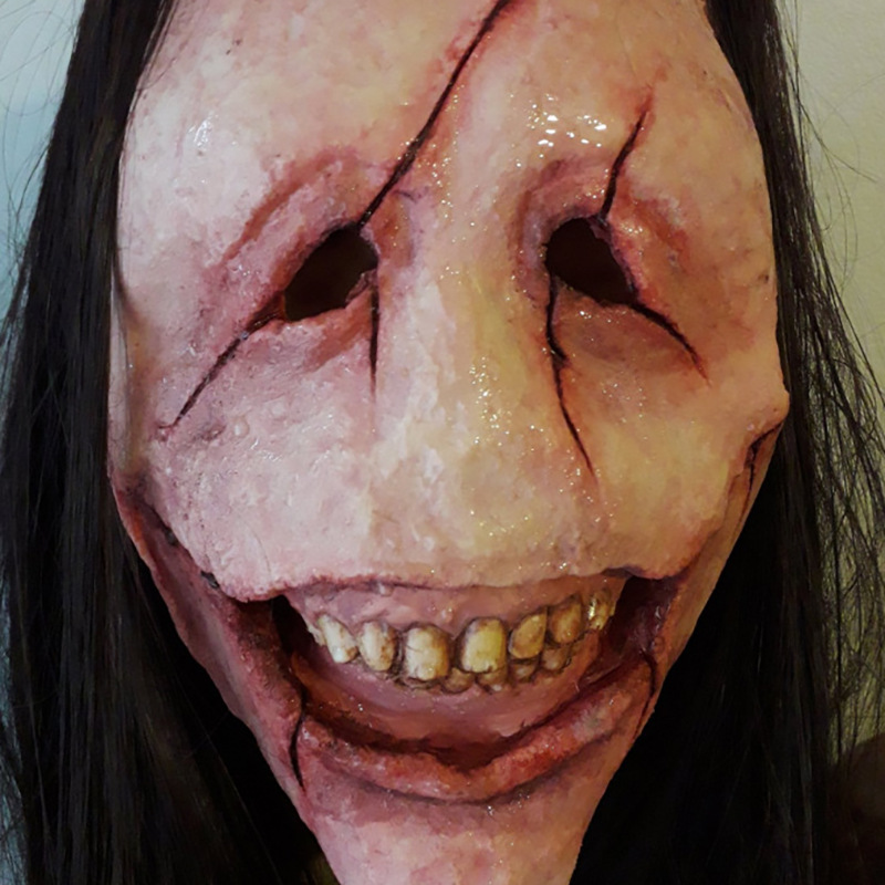 复活节恐怖巫师面具 女鬼派对装扮吓人道具 万圣节恐怖魔鬼面具