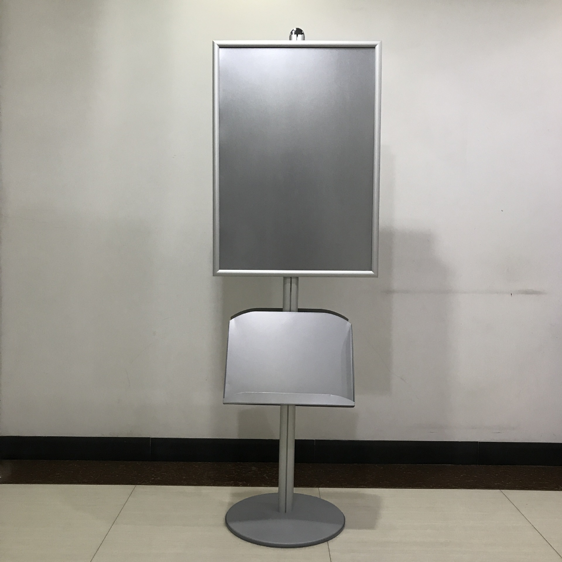 双面站立式海报架铝制 户外宣传架海报更换简单轻便资料架宣传册