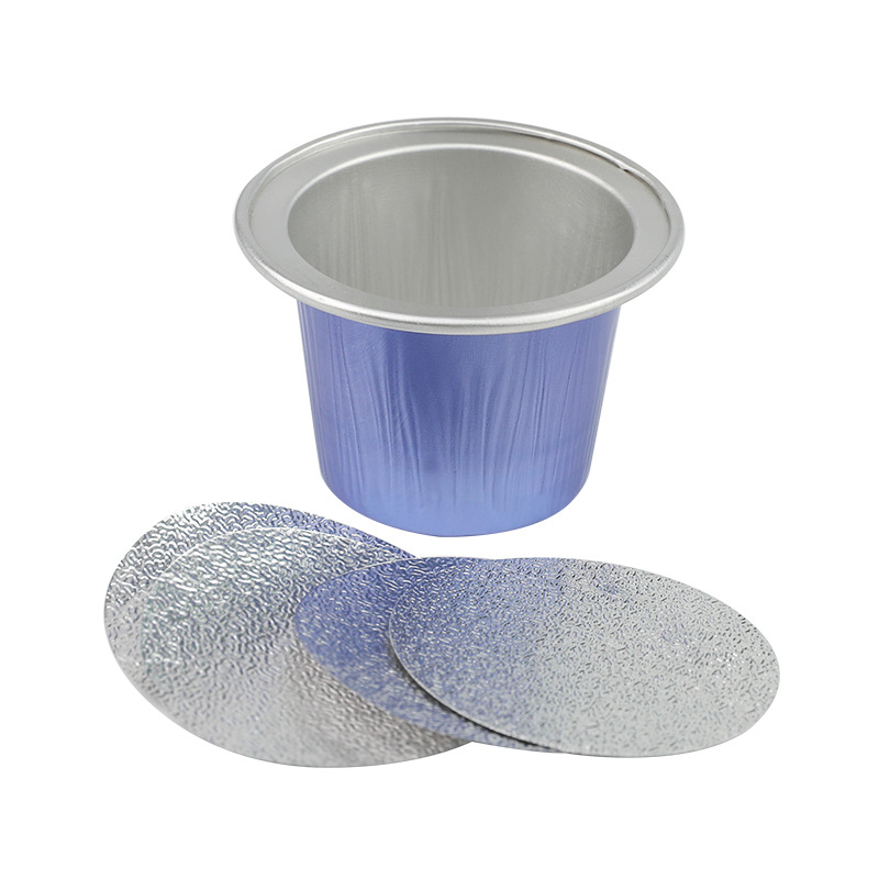 37mm口径铝壳咖啡胶囊杯封口膜 diy带自粘盖膜浓缩手填填充