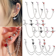 1PC Surgical Steel CZ Gem Ear Tragus Cartilage Piercing Zirc