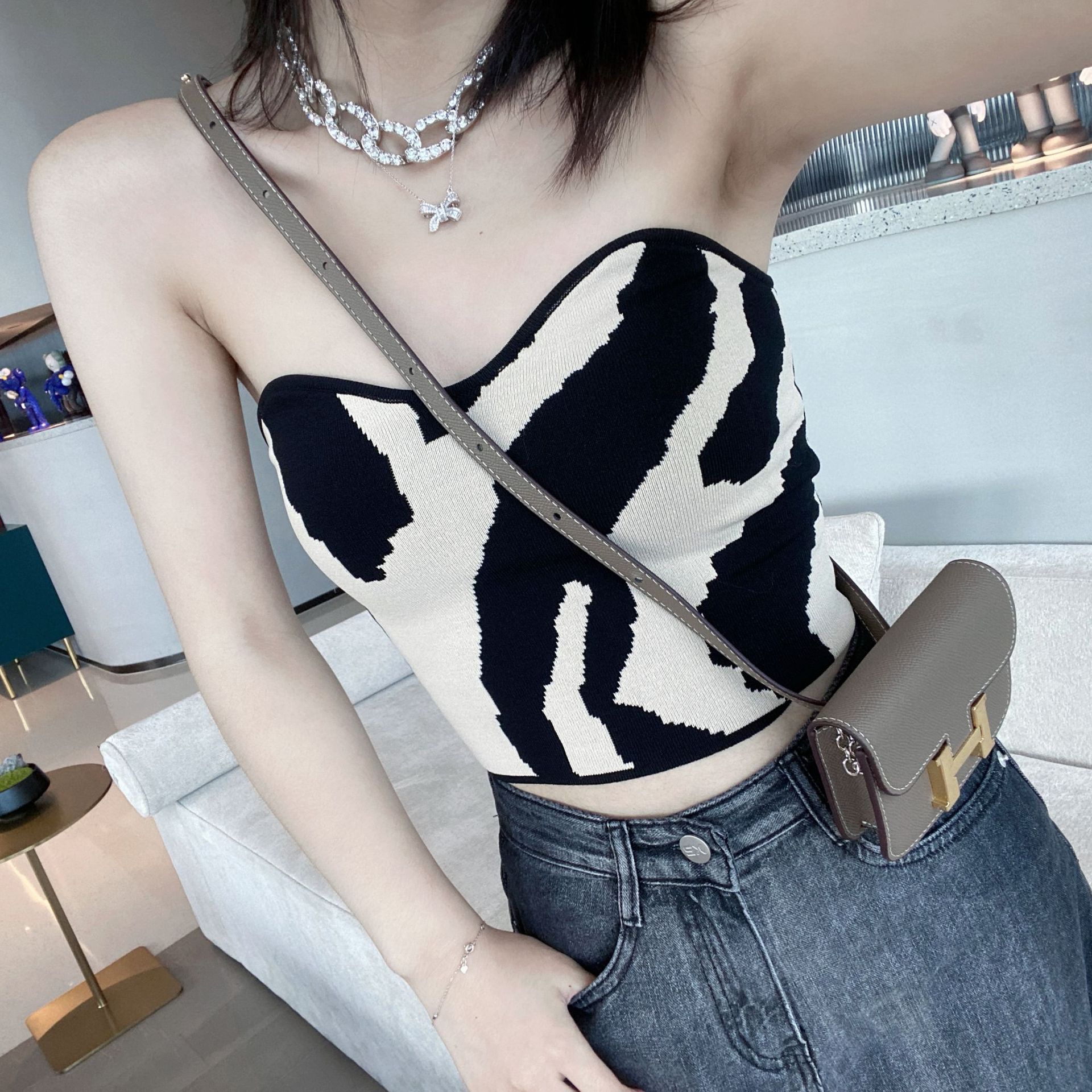 抹胸裹胸无肩带