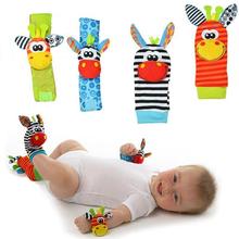 Infant Baby Kids rattle  Wrist Foot Socks for Newborn跨境专