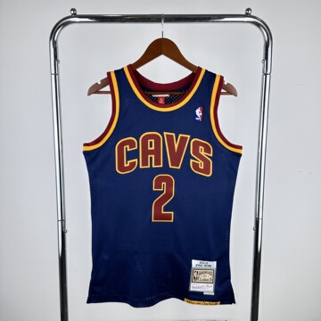 mn热压复古球衣:sw骑士队15/16赛季cavs23号詹姆斯2号欧文nba球衣