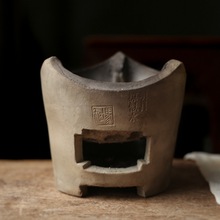 茶诗白泥凉炉 仿古白泥炉 潮州工夫茶炉 日本煎茶道火炭炉 碳炉