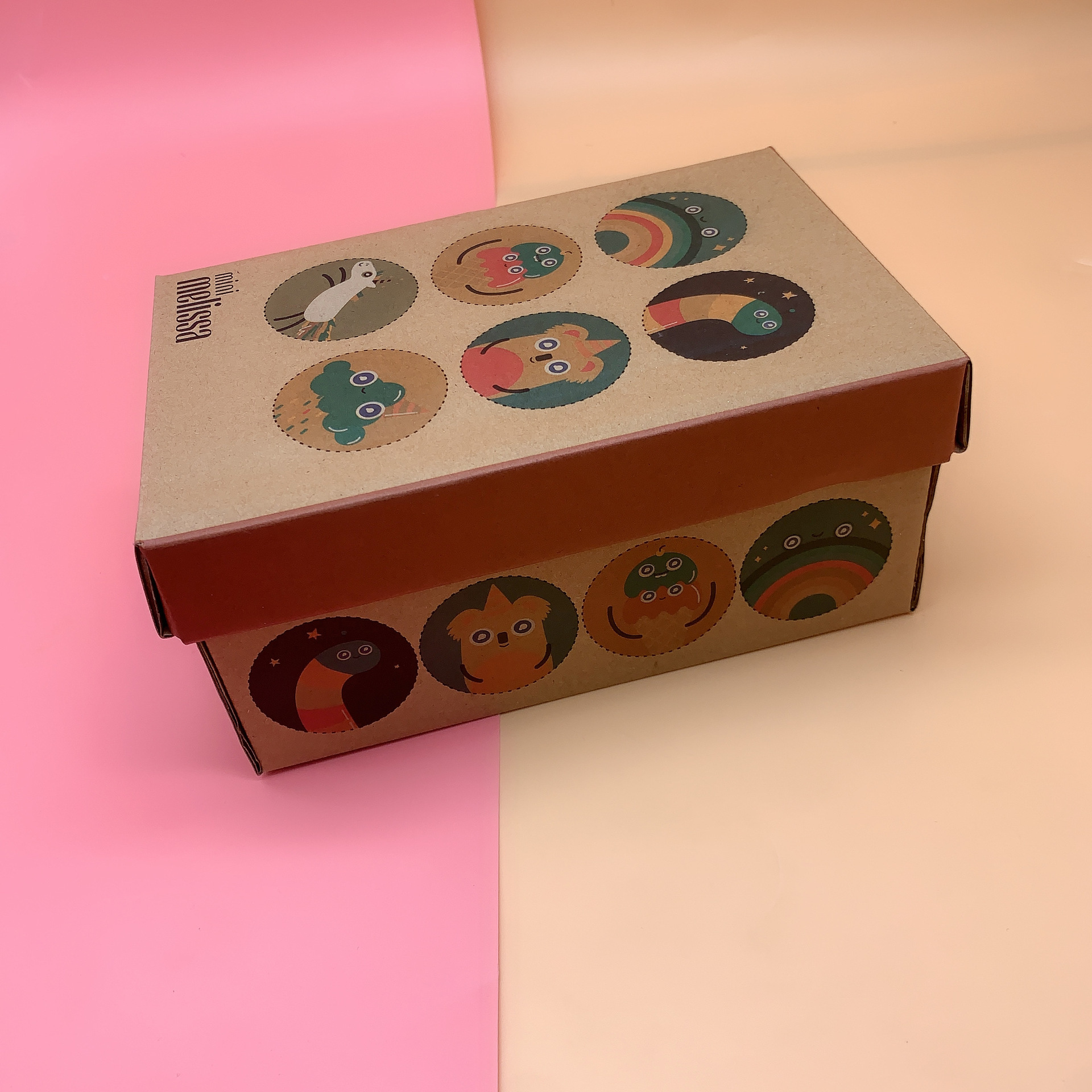 melissa梅丽莎女童凉鞋果冻鞋鞋盒童鞋纸盒包装鞋盒配无纺布袋