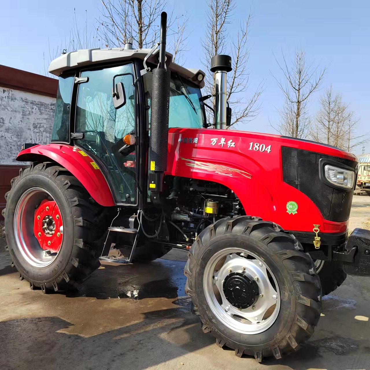 汽油旋耕机报价大马力拖拉机图片改装拌合机拖拉机勇野空调大功率起垄