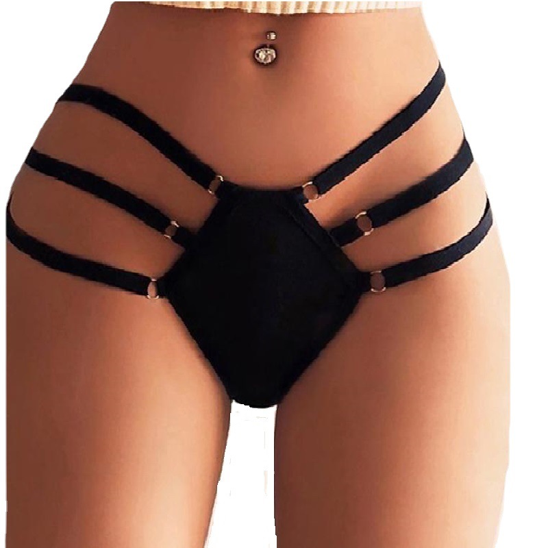 Cross-Border Foreign Trade NK1 Sexy Lingerie Strap Large Size Women's Underwear Briefs Shorts Underpants Sexy Underwear