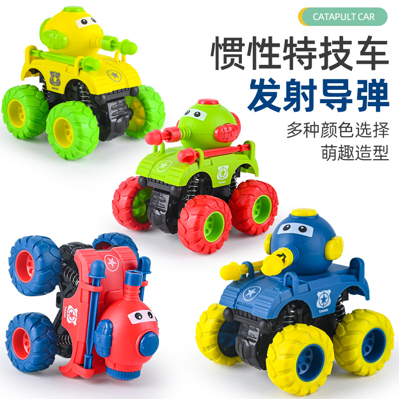 Children's Educational Toy Engineering Vehicle Model Boy Inertia Four-Wheel Drive off-Road Vehicle Stall Toy Wholesale