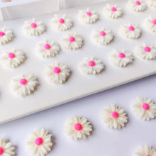 巧克力小花蛋糕装饰花朵成品生日摆件小雏菊樱花菊花烘焙成品可食