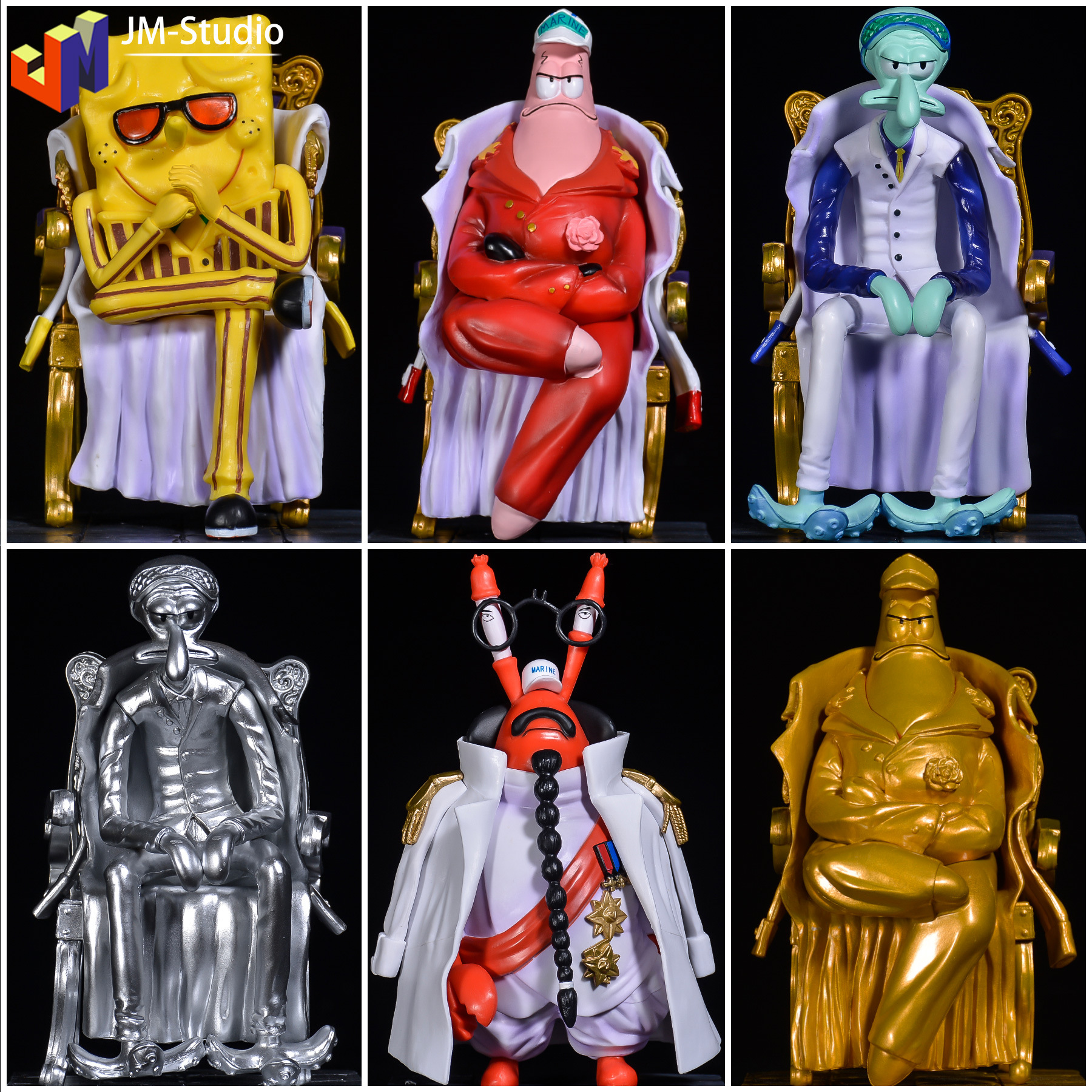 海贼王gk海军三大将战国cos系列海绵宝宝赤犬青雉 手办 模型 摆件