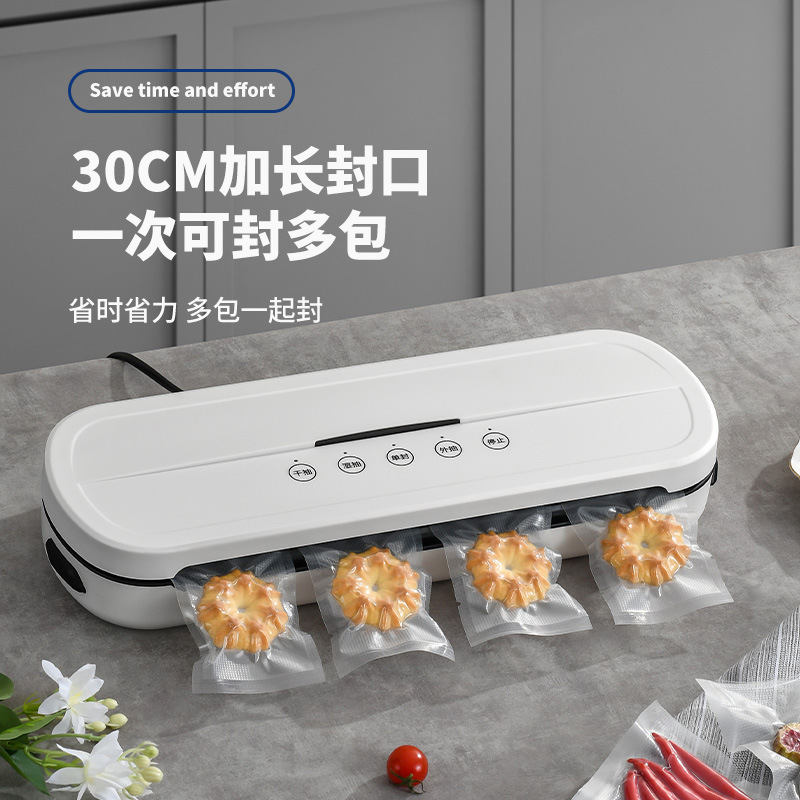 Vacuum Sealing Machine Food Sealer Sealing Machine Household Full-Automatic Vacuum Packaging Machine Small Vacuum Machine Commercial