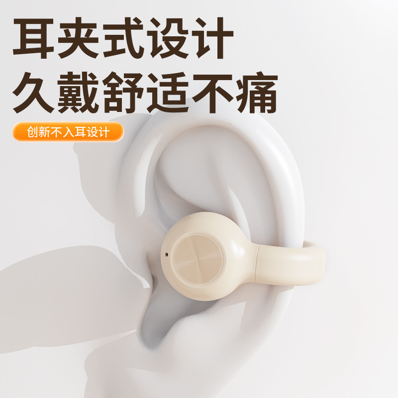 Cross-Border Private Model New Z28 Wireless Ear Clip Single-Ear Bluetooth Headset 5.3 Ultra-Long Standby Endurance Noise Reduction Sports