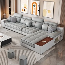 网红布艺沙发现代简约客厅组合大小户型新款科技布沙发
