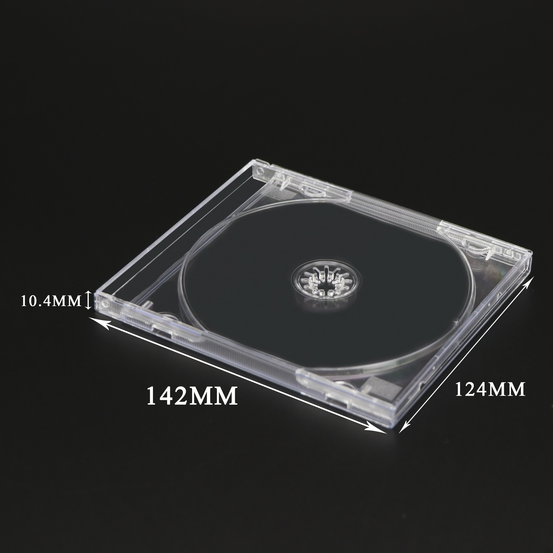 4mm 塑料ps透明cd盘盒dvd盒光盘包装盒