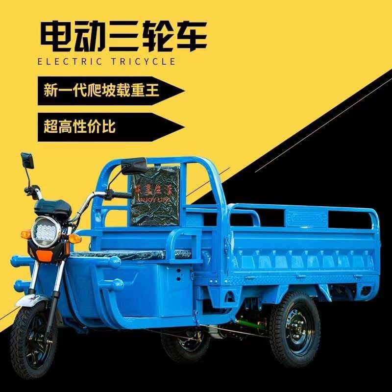 电动三轮车载货王多人农用电瓶接送拉货农用新款电动三轮车-阿里巴巴