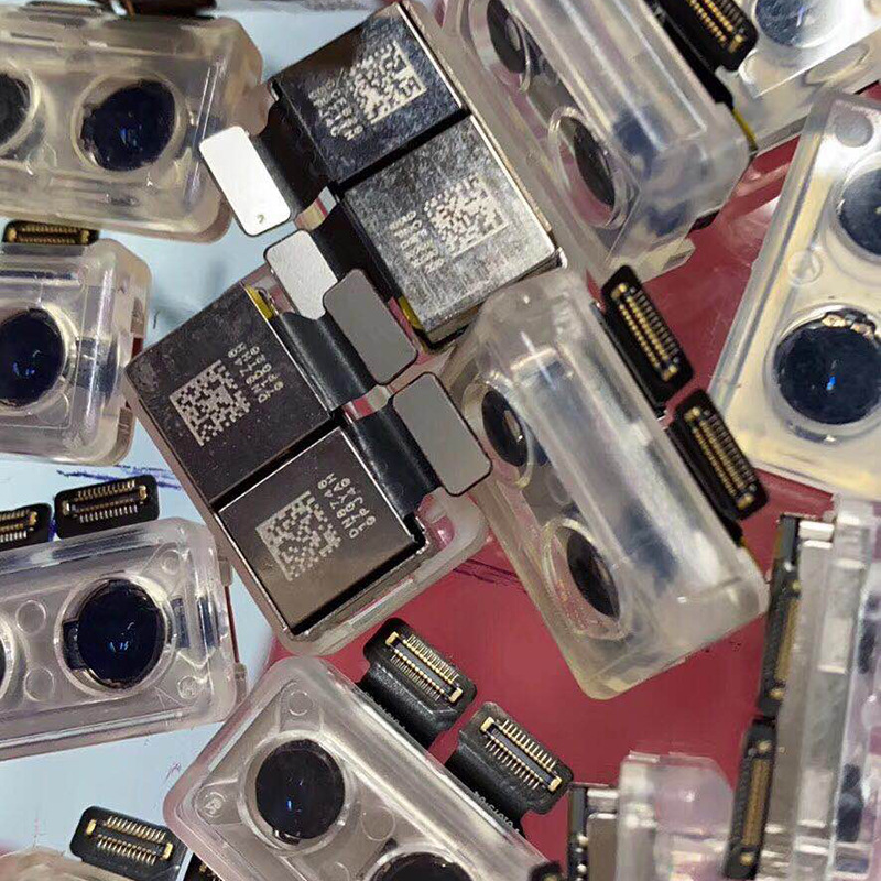 适用苹果手机配件前置摄像头iphone7 7p 8 8p xs 11pro前摄像头