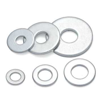 镀锌铁平垫 4.8级垫圈垫片 加大垫片 加厚平垫 金属华司介子 7折-阿里